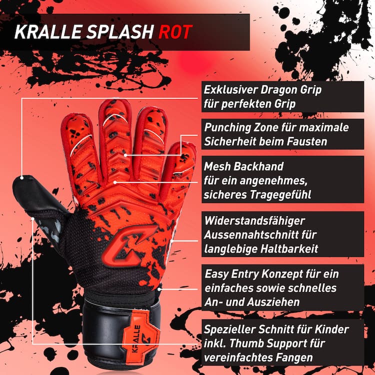 Kralle Splash Rot - Kids